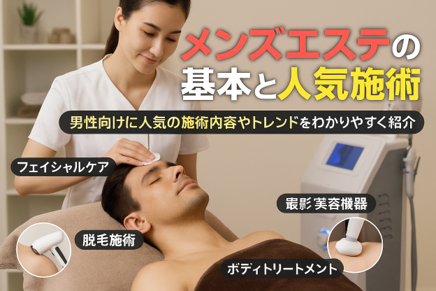 エステティックサロンとは何か徹底解説！メンズに人気の施術種類と最新動向